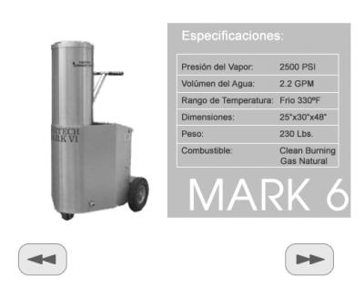 Sanitizador a vapor Mark 6